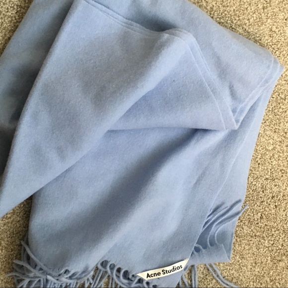 Acne Studios Accessories - Acne scarf blue